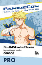 Fanime 2016 Attendee Badge