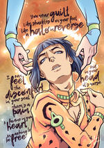 "Halo" illust for "Za Warudo" zine