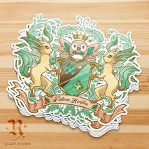 Grass-type Crest Sticker