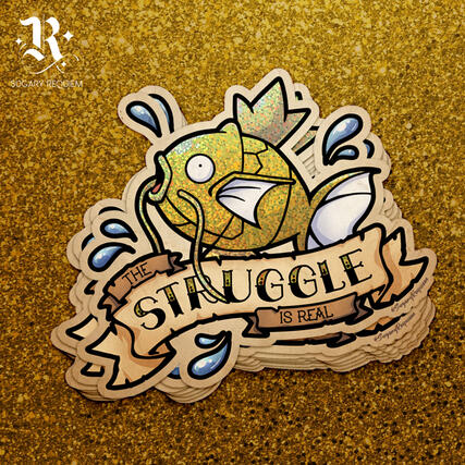 Shiny Struggle Sticker