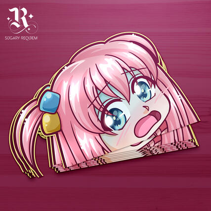 Bocchi peeker sticker