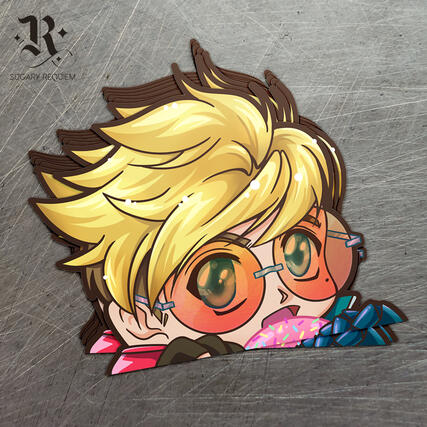 Vash peeker sticker
